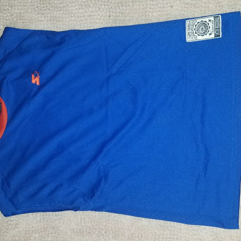 Boy vtg starter cut off sleeveless size XL blue
